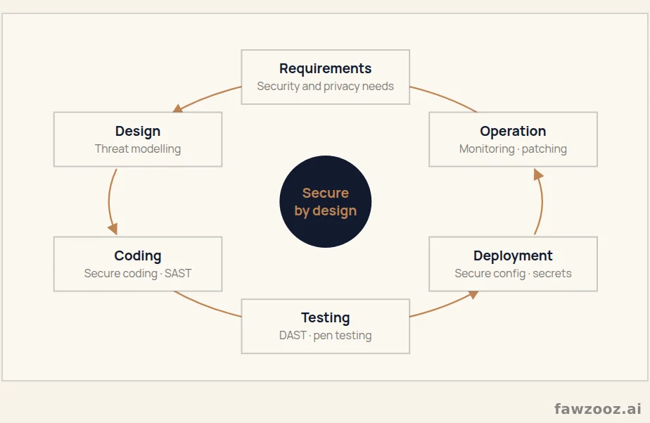 Security at every stage of the software development life cycle