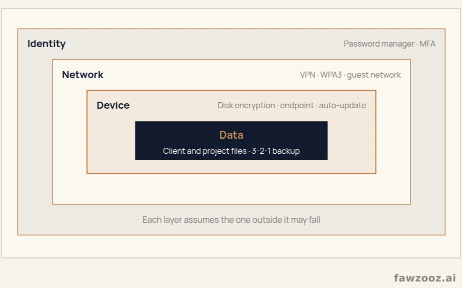 Protection layers for the remote worker