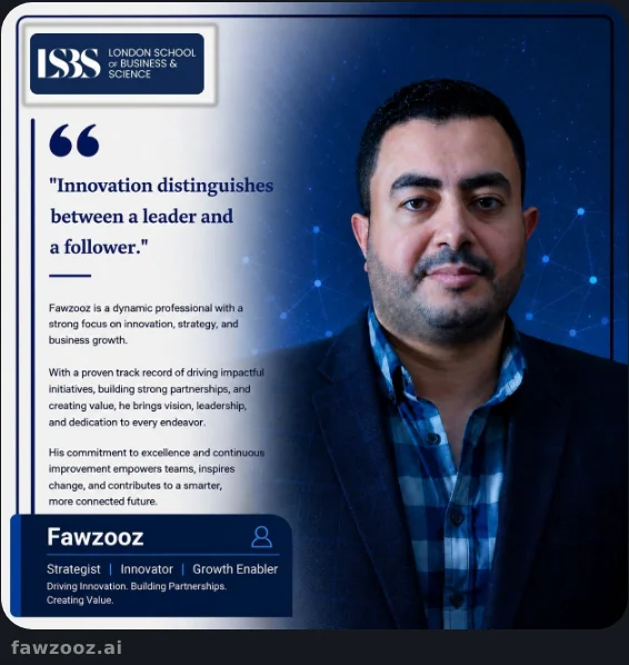 تعريف من كلية لندن للأعمال والعلوم، التي منحت الدكتوراه الفخرية في القيادة الاستراتيجية للأمن الإدراكي والديناميكيات الإنسانية