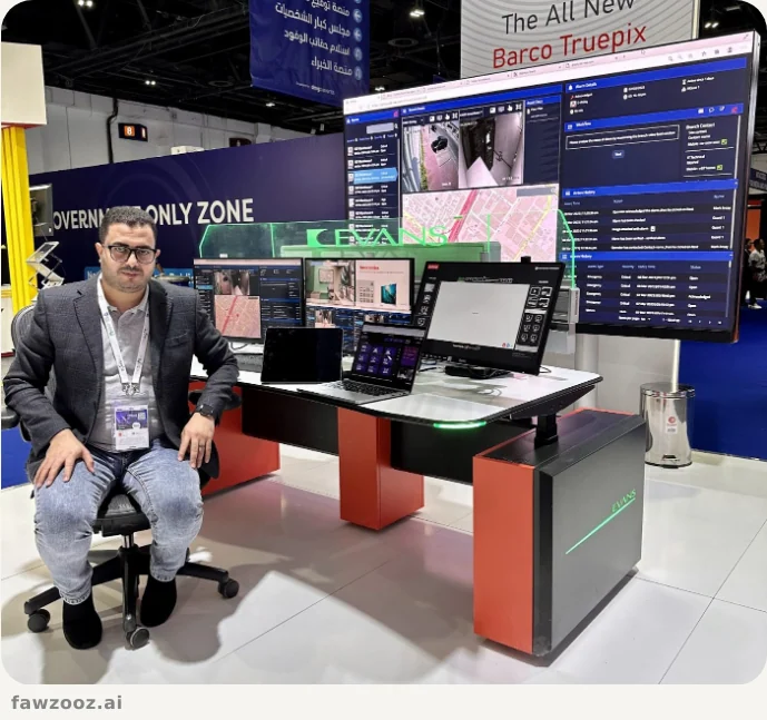 على منصة تحكم RAMsys — البنية وهي تعمل مباشرة، كما يراها المشغّل تماماً