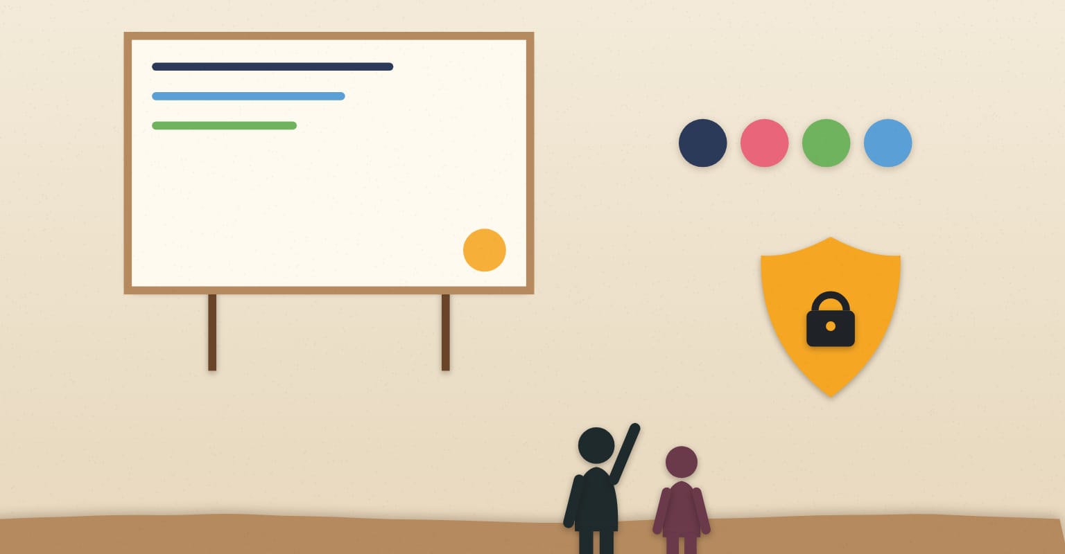 A drawing from the story “The ISO 27001 Standard”