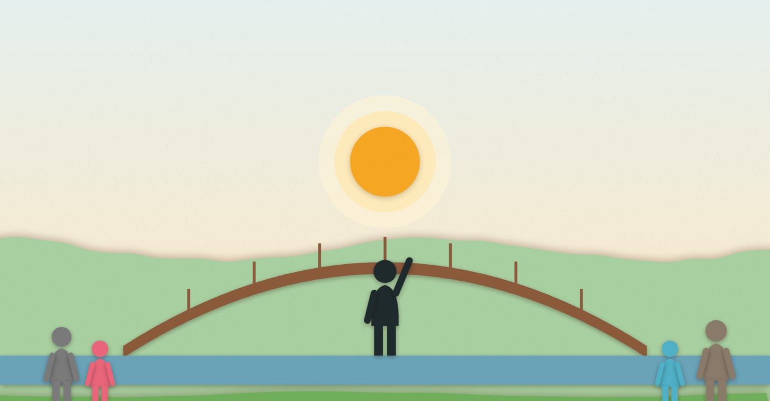 A drawing from the story “The Bridges Programme”