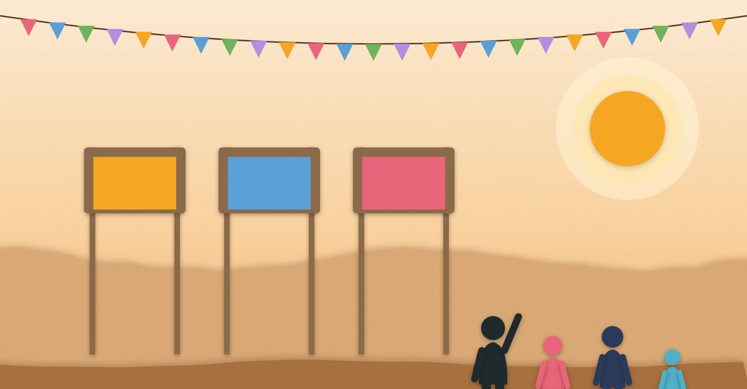 A drawing from the story “The Village Arts Festival”