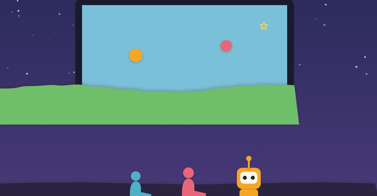 A drawing from the story “Intelligence in Games”