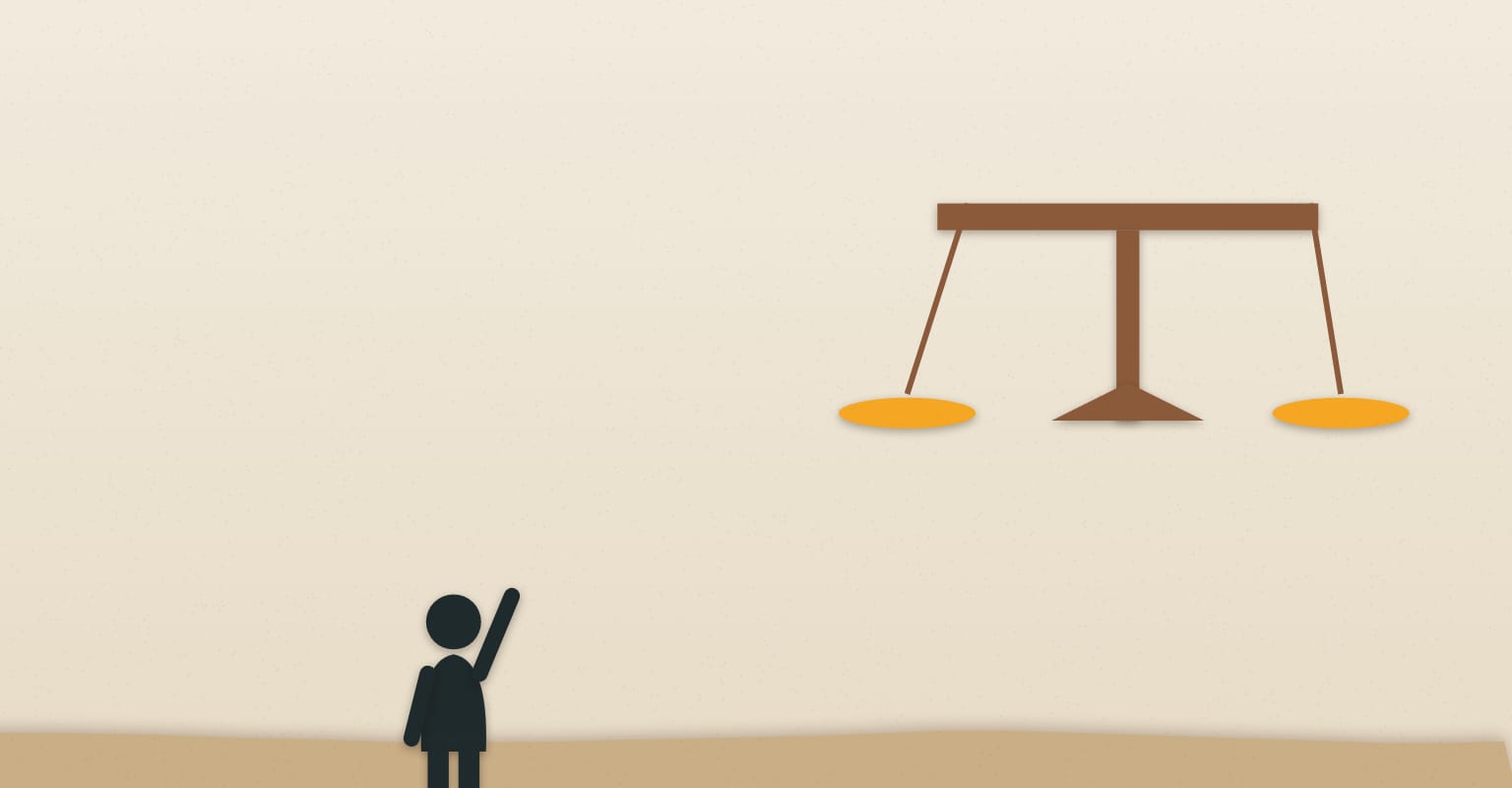 A drawing from the story “Putting Thoughts on Trial”